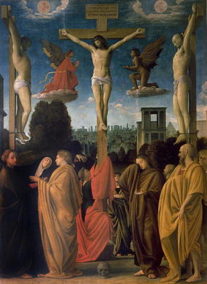 The Crucifixion (oil on canvas) from Bartolommeo Suardi Bramantino