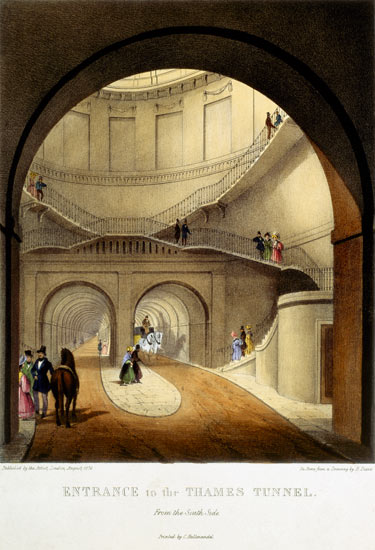 Entrance to the Thames Tunnel from B.Dixie