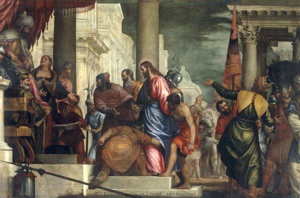 B.Caliari, Christus vor Pilatus from Benedetto Caliari