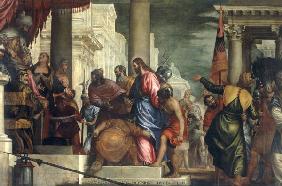 B.Caliari, Christus vor Pilatus