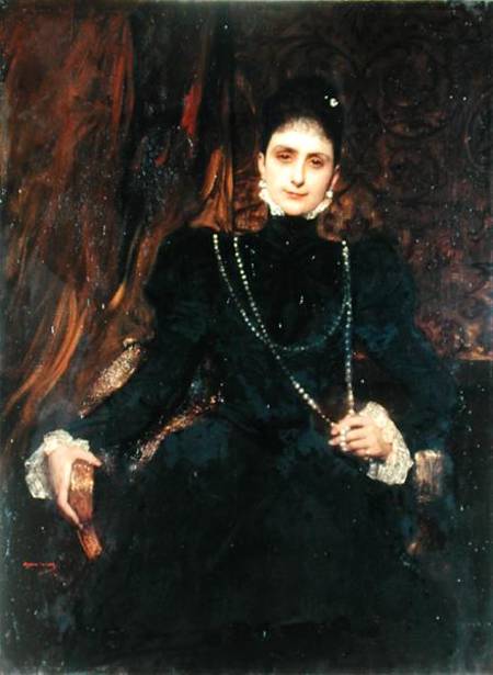 Portrait of Mme M.S. Derviz from Benjamin Constant