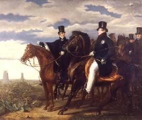 The Duke of Wellington describing the Field of Waterloo to King George IV (1762-1830)