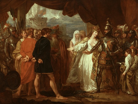 Queen Philippa Interceding for the Lives of the Burghers of Calais from Benjamin West