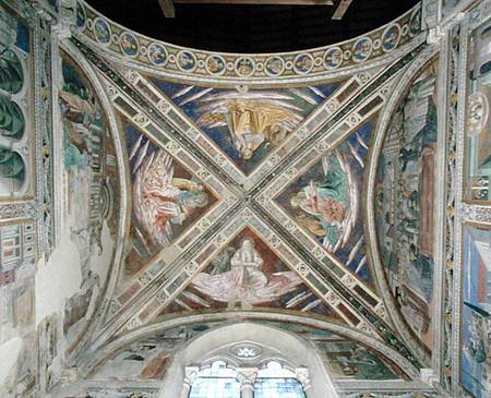 Episodes from the Life of St. Augustine, from the choir ceiling from Benozzo Gozzoli