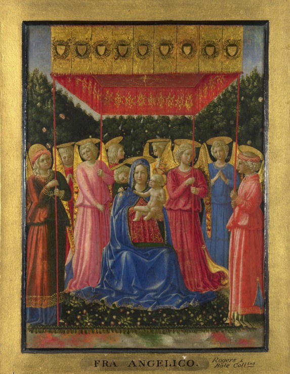 The Virgin and Child with Angels from Benozzo Gozzoli