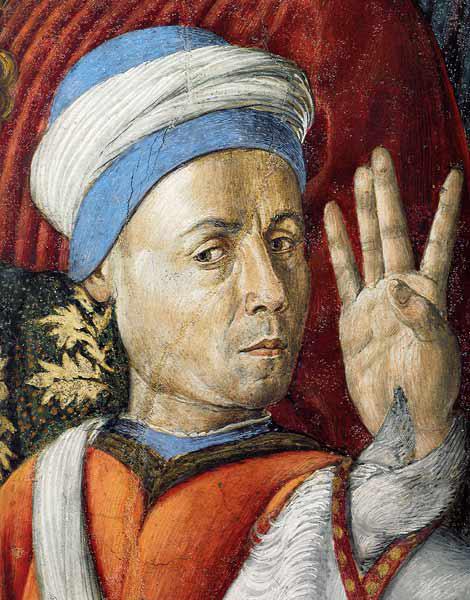 Self Portrait (Detail of the Fresco from the Magi Chapel of the Palazzo Medici Riccardi)