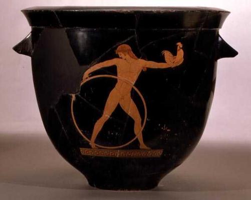 Attic red-figure bell krater depicting Ganymede, Greek, c.500-480 BC (pottery) from Berlin Painter