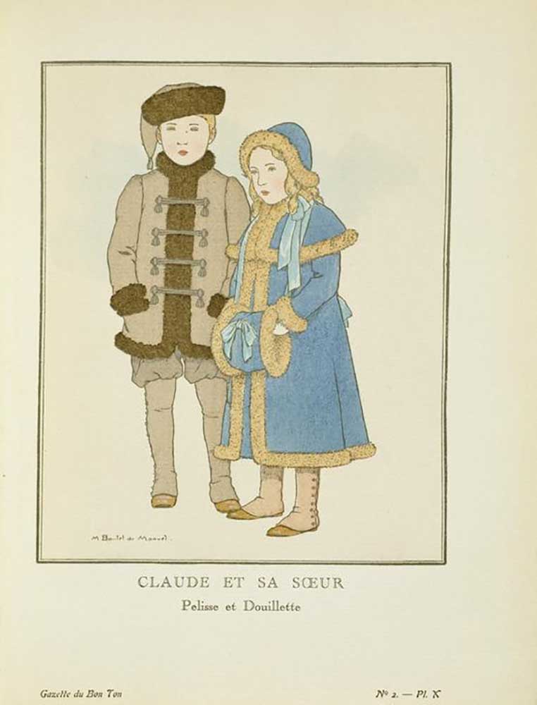 Claude et sa soeur / Pelisse et Douilette from Bernard Boutet de Monvel