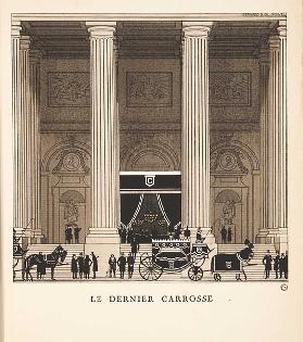 Le Dernier Carrosse, aus einer Sammlung von Modetellern, 1920
