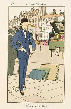 Morgenanzug aus Costumes Parisiens, 1913