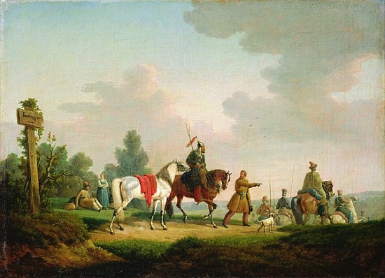 The Partisans in 1812 from Bernard Edouard Swebach