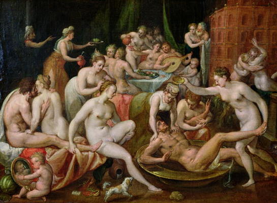 The Feast of the Gods (oil on canvas) from Bernard Ryckere