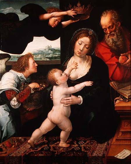 The Holy Family from Bernard van Orley