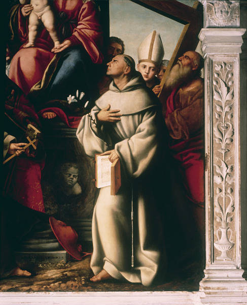 B.Licinio, Maria mit Kind & Heiligen,Det from Bernardino Licinio