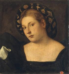 B.Licinio, Bildnis einer jungen Frau