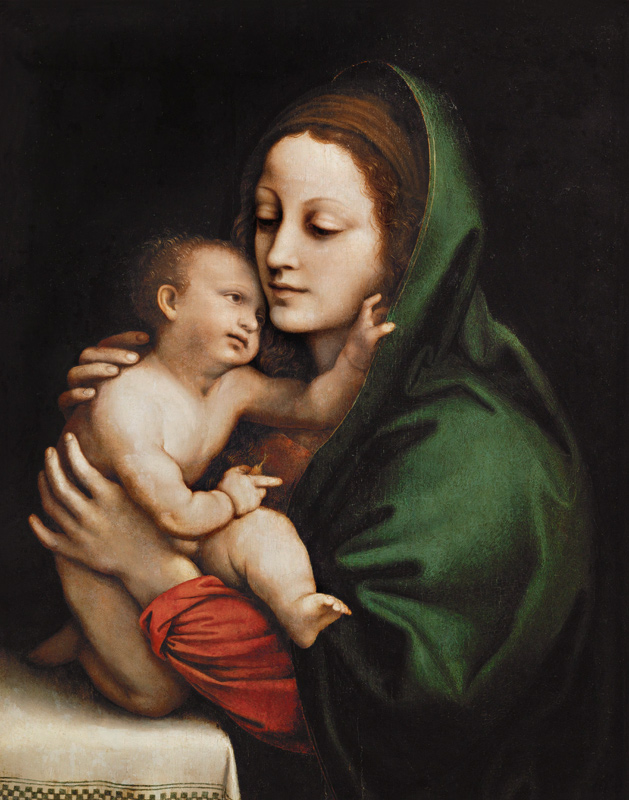 Madonna and child, c.1510 from Bernardino Luini