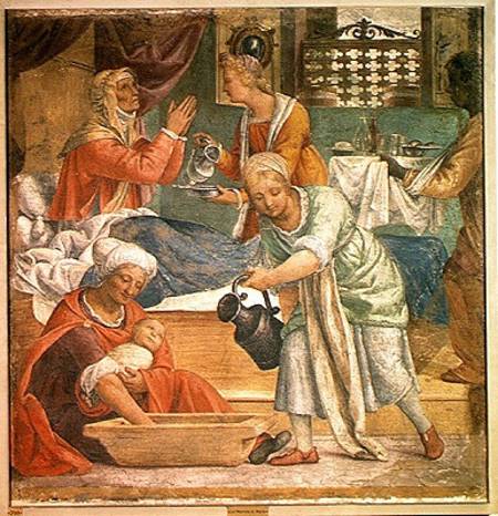 The Birth of the Virgin from Bernardino Luini