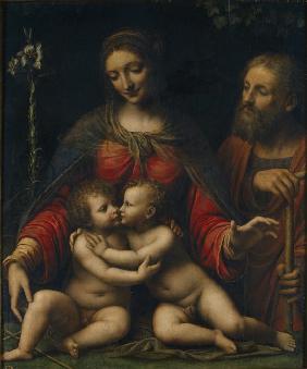 The Holy Family with John the Baptist