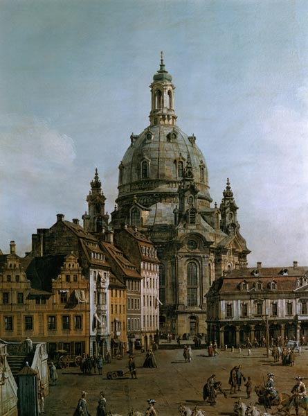 Der Neumarkt in Dresden, vom Jüdenhofe aus. from Bernardo Bellotto