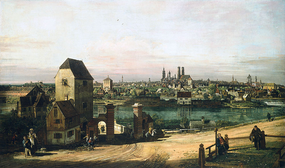 Ansicht von München from Bernardo Bellotto