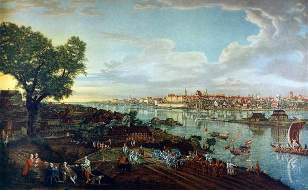 View of Warsaw from Bernardo Bellotto