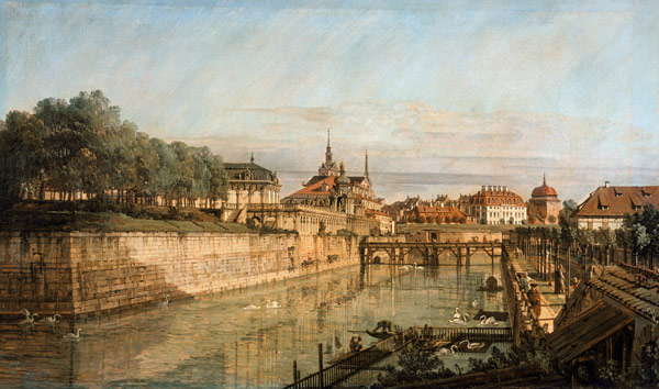 Dresden , Zwinger Moat from Bernardo Bellotto