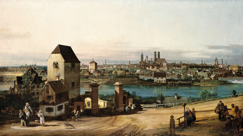 München, von Haidhausen aus gesehen from Bernardo Bellotto
