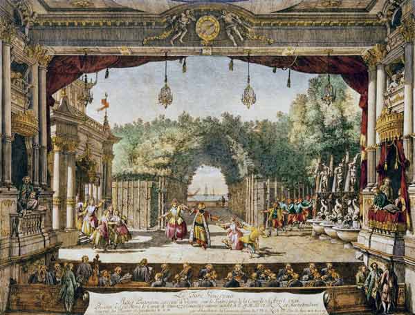 Szenenbild, Les Turcs généreux from Bernardo Bellotto