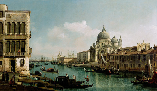 View of the Grand Canal and the Punta della Dogana from Bernardo Bellotto