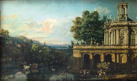 Architectural Capriccio with a Palace