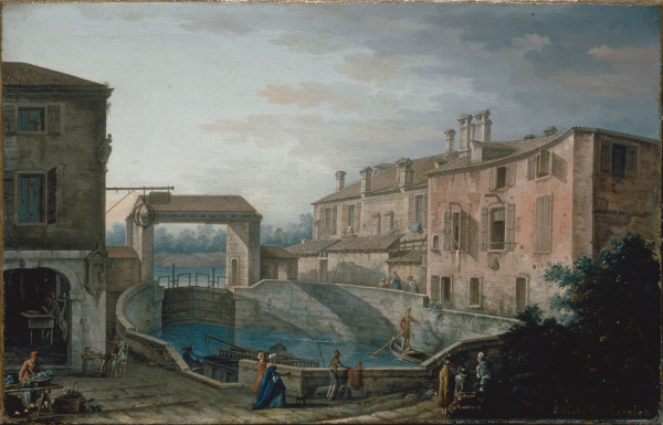 Dolo / Lock of the Brenta / Bellotto from Bernardo Bellotto