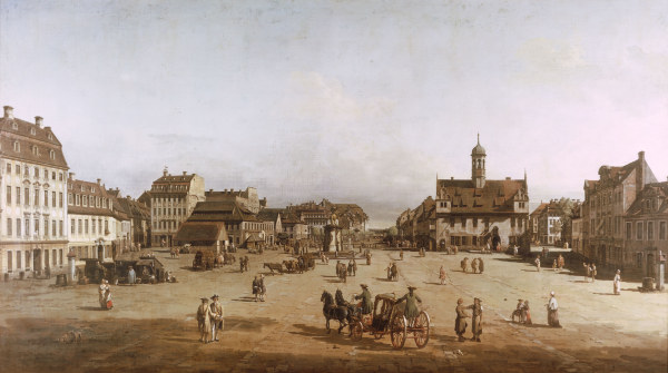 Dresden, Neust?¤dter Markt from Bernardo Bellotto