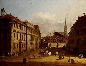 Der Lobkowitz-Platz in Wien from Bernardo Bellotto