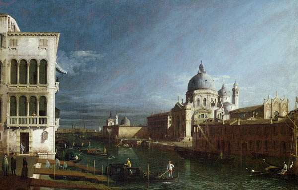 The Molo Looking West with the Doges' Palace in the Distance from Bernardo Bellotto