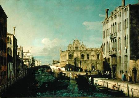 Rio dei Mendicanti and the Scuola di San Marco from Bernardo Bellotto