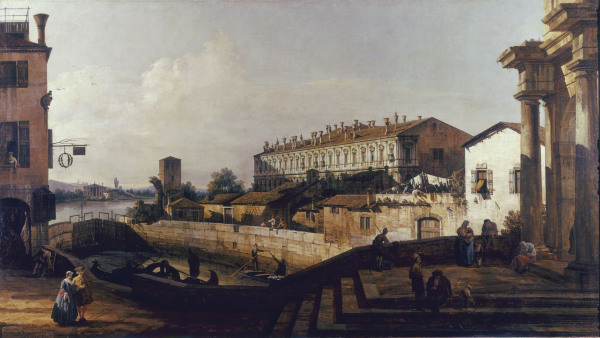 Schleuse und Wirtshaus from Bernardo Bellotto