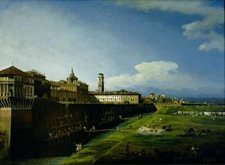 View of Turin from the Gardens of the Palazzo Reale from Bernardo Bellotto