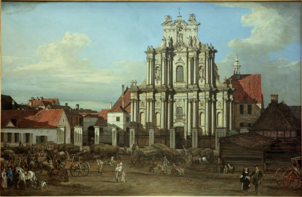Warschau,  Visitantinnenkirche from Bernardo Bellotto