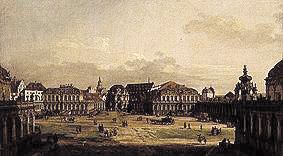 Der Zwingerhof in Dresden from Bernardo Bellotto