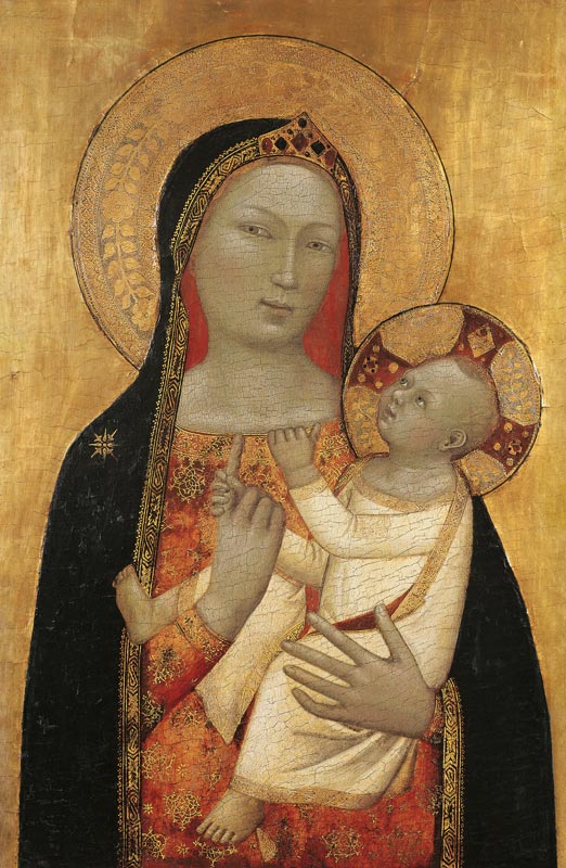 The Virgin and Child from Bernardo Daddi