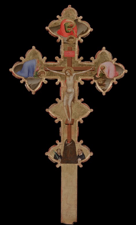 Portable, Double Sided Cross (verso) from Bernardo Daddi