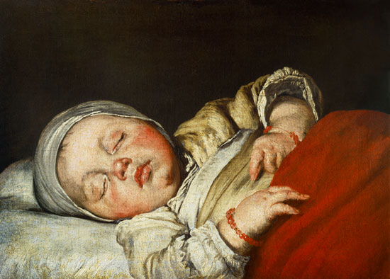 Schlafendes Kind. from Bernardo Il Capuccino Strozzi