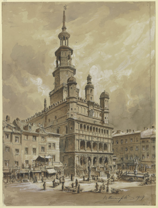 Rathaus von Posen from Bernhard Mannfeld