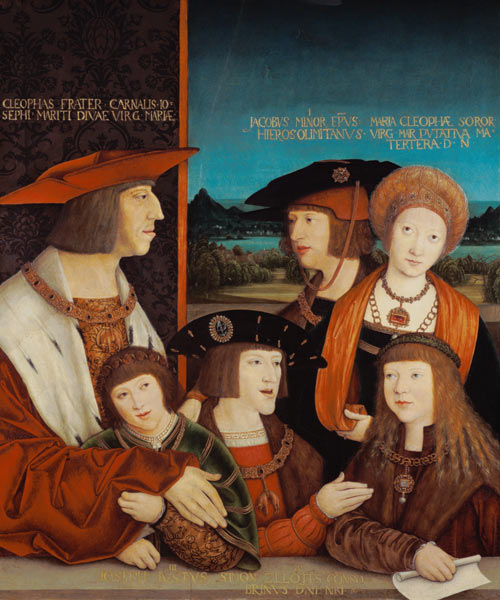 Portrait of Emperor Maximilian I with His Family from Bernhard Strigel
