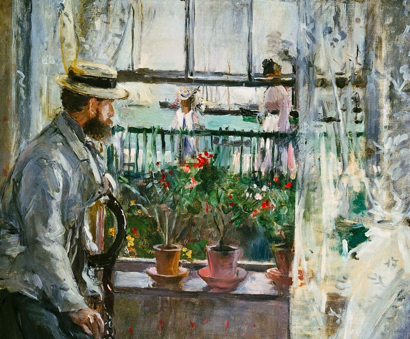 Eugene Manet auf der Insel Wight. from Berthe Morisot