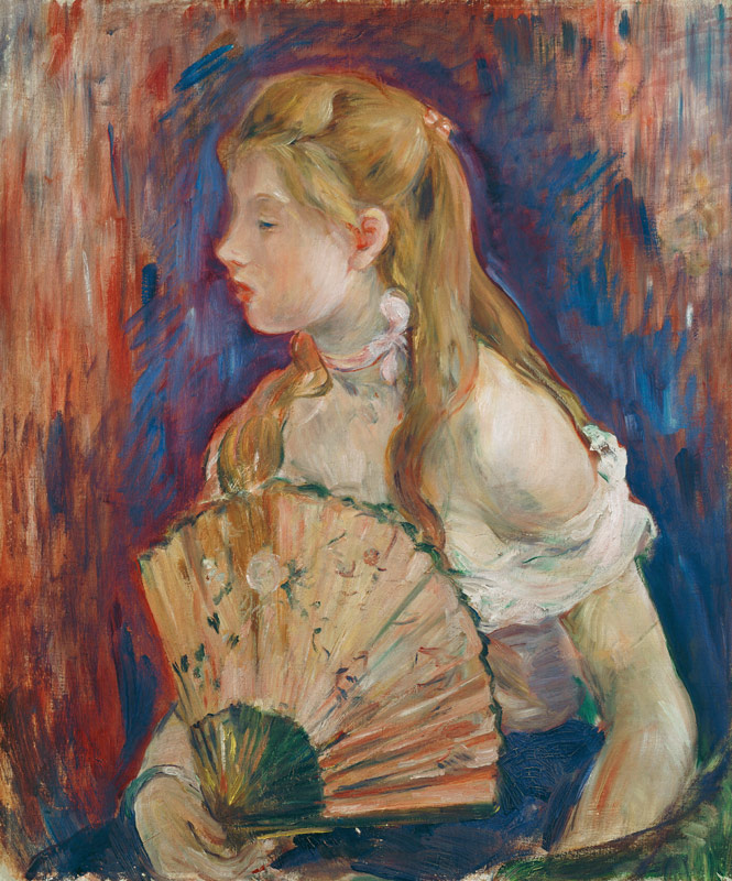Young Girl with a Fan from Berthe Morisot
