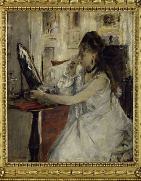 B.Morisot, Junge Frau sich pudernd from Berthe Morisot