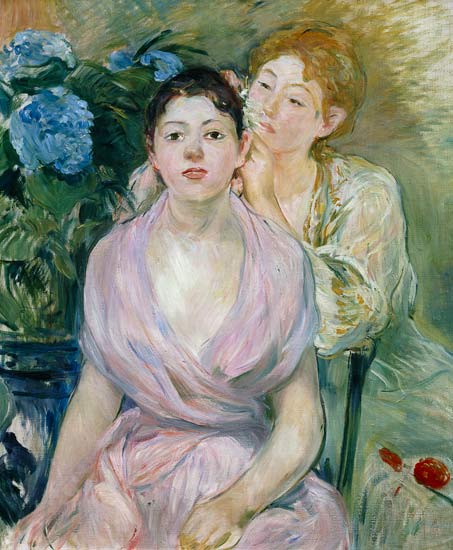 The Hortensia, or The Two Sisters from Berthe Morisot