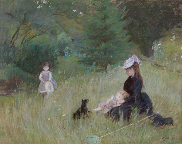 In a Park from Berthe Morisot