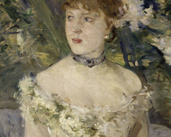 Morisot/Junge Frau i.Ballkleid/Det./1879 from Berthe Morisot